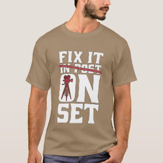 Filmemachen Fi It On Set Kameramann Filmemacher T-Shirt