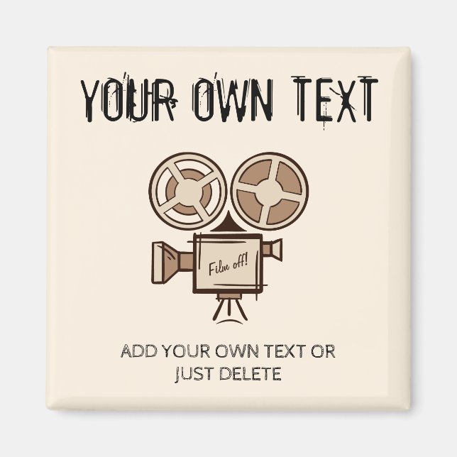 Filmemacher, Filmproduzent, Regisseur, Schauspiele Magnet (Vorne)