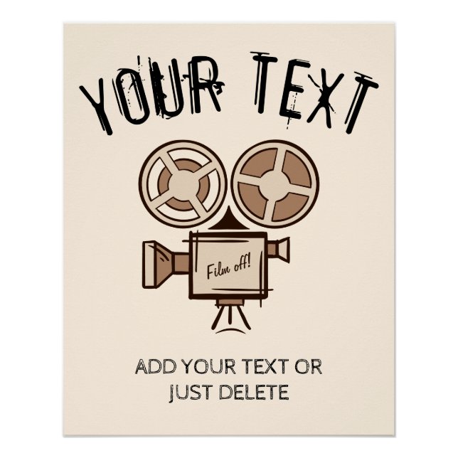 Filmemacher, Filmproduzent, Regisseur, Schauspiele Poster (Vorderseite)