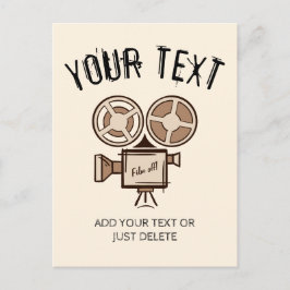 Filmemacher, Filmproduzent, Regisseur, Schauspiele Postkarte