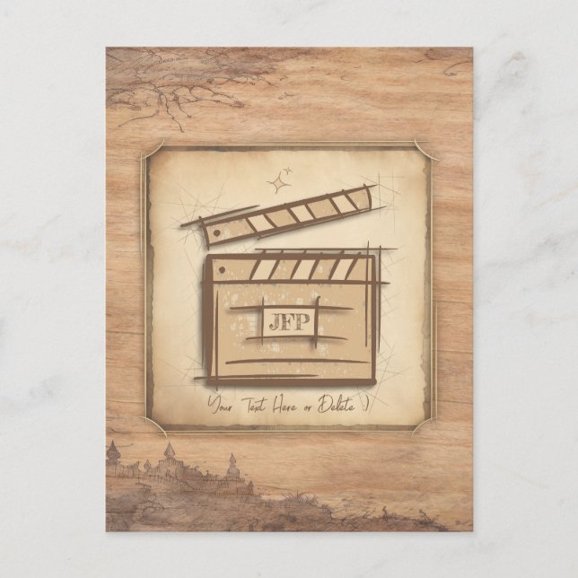 Filmemacher, Schauspieler, Filmregisseur, Kamerama Postkarte (Vorderseite)