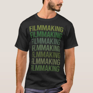 Filmemacher von Green Text T-Shirt