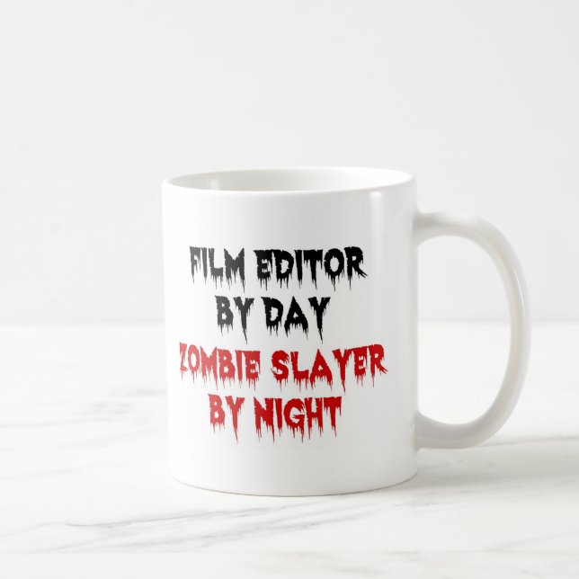 Filmemacherin Zombie Slayer Tasse (Rechts)