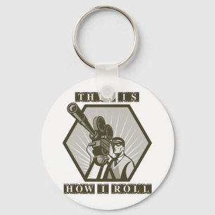 Filmfernsehfilm-Kameradirektor Schlüsselanhänger