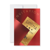 Filmfestival Filmfestival Metal Red Ruby Gold