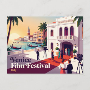 Filmfestival Venedig, Lido di Venezia Italien Postkarte