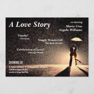 Filmhochzeit Einladung