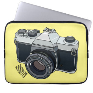 Filmkamera Cartoon-Illustration Laptopschutzhülle