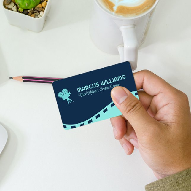 Filmkamera-Logo | Direktor Visitenkarte (Von Creator hochgeladen)