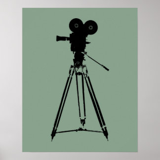 Filmkamera Pop Art Poster