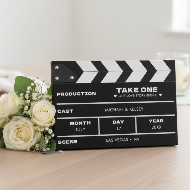 Filmklappe Hochzeit Gästebuch (Von Creator hochgeladen)