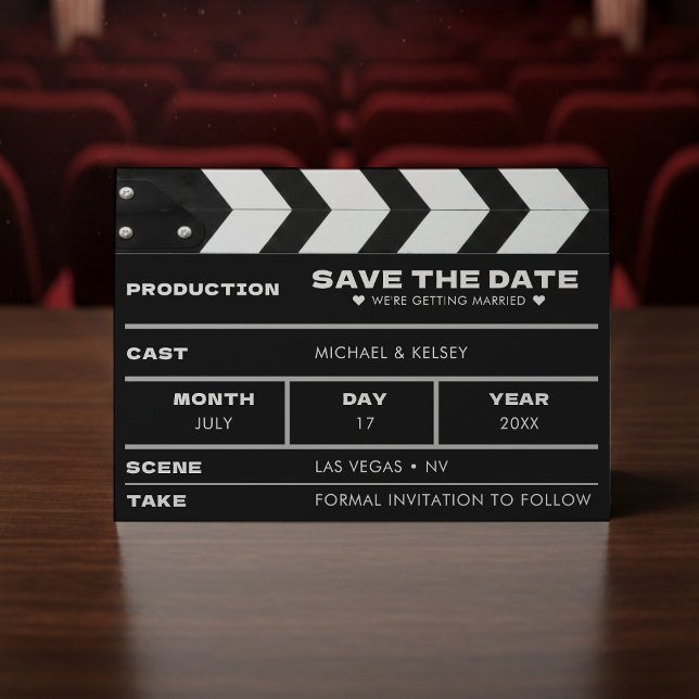 Filmklappe Hochzeit Save The Date (Von Creator hochgeladen)