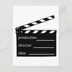 Filmklapper Postkarte