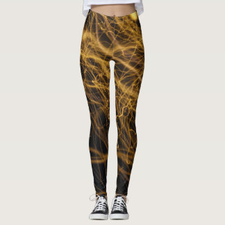 Filmkörner: Abstrakter Bokeh-Pfad Leggings