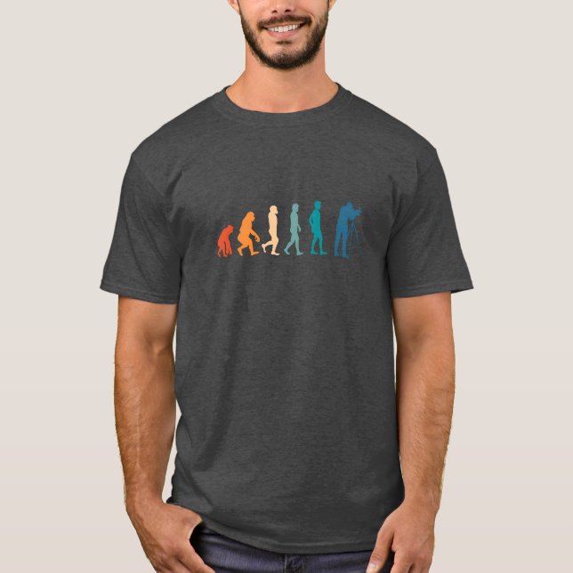 Filmmaker Evolution Vintag Vintag T-Shirt (Vorderseite)
