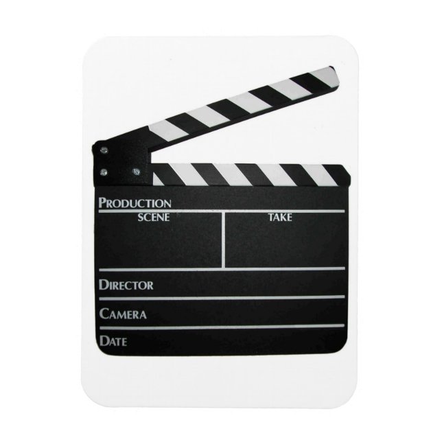 Filmmaker Film Tonschiefer-klappern-Magnet Magnet (Vertikal)