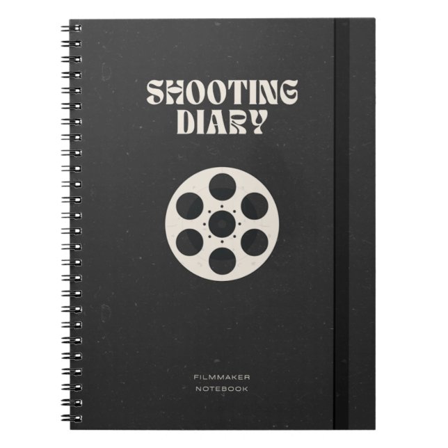 Filmmaker Filmmaking Shooting Diary Notizblock (Vorderseite)
