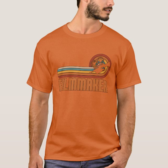Filmmaker Retro Cinematographen Kamera T-Shirt (Vorderseite)