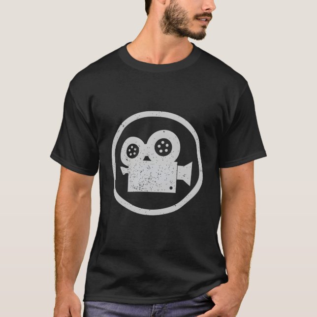 Filmmakft für Kameramann oder Filmbuff T-Shirt (Vorderseite)