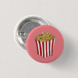 Filmmovie Night Sleepover Buttered Popcorn Tube Button