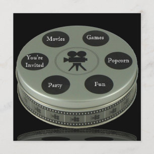 Filmnacht zum Geburtstag Einladung