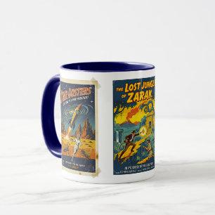 Filmplakat-Collage Retro-Kino Tasse