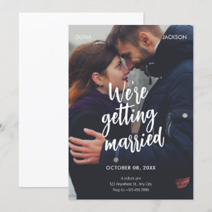 Filmplakat Foto Hochzeit Einladung