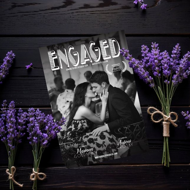 Filmplakat Save the Date Foto Ankündigung (Von Creator hochgeladen)