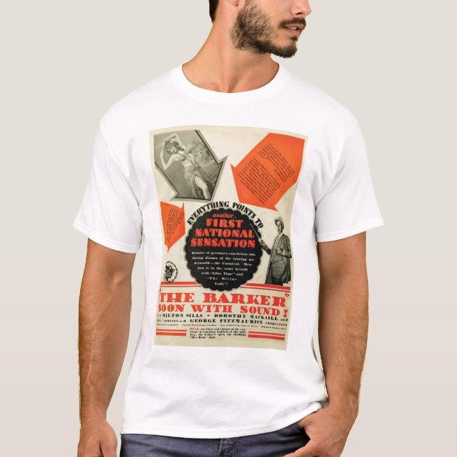 Filmplakat T - Shirt 1928 Miltons Sills (Vorderseite)