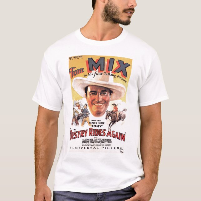 Filmplakat T - Shirt Tom-Mischung 1932 Vintager (Vorderseite)
