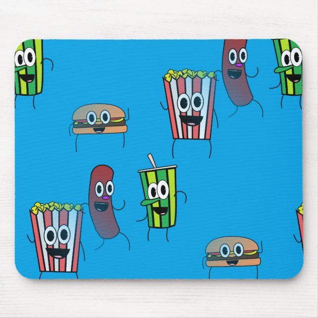 Filmpopcorn Mousepad (Vorne)