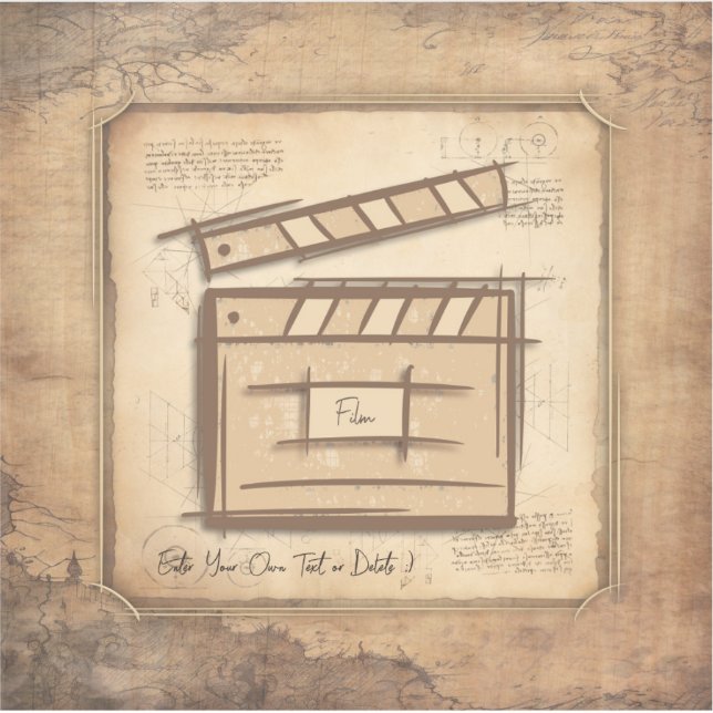 Filmproduzent, Schauspieler, Filmregisseur, Gesche Aufkleber (Vorderseite)