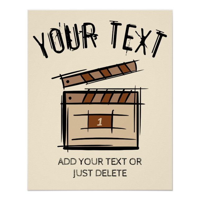 Filmproduzent, Schauspieler, Filmregisseur, Gesche Poster (Vorderseite)