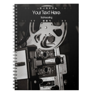 Filmprojektor Vintage Notizblock