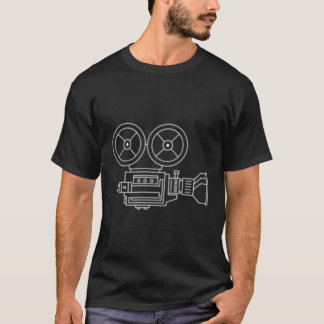 Filmregisseur der Alten Kamera Drehbuchautor T-Shirt