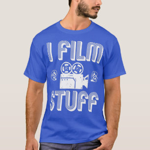 Filmregisseur-Shirt Kameramann Geschenk - Ich film T-Shirt