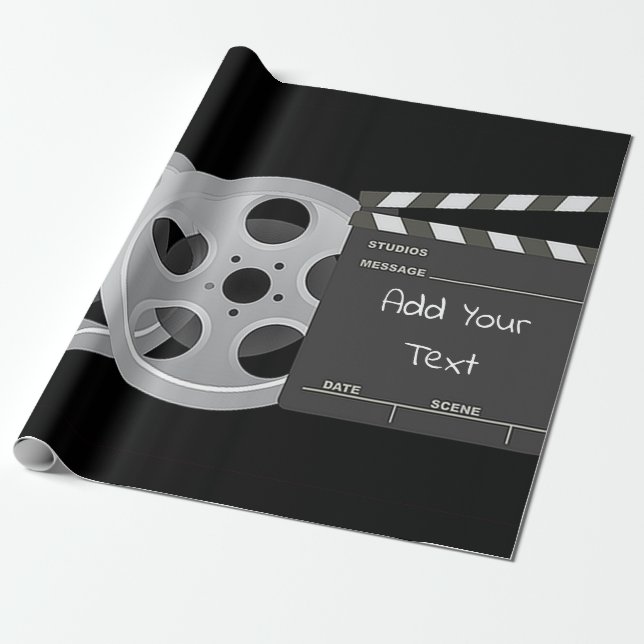 Filmrolle, Clapperboard Packpapier (Ungerollt)