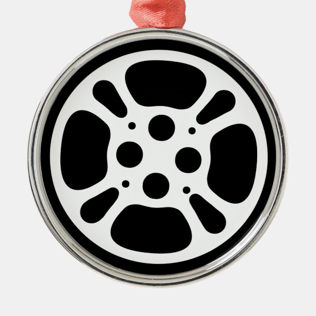 Filmrolle-/Film-Spule Ornament Aus Metall (Vorne)