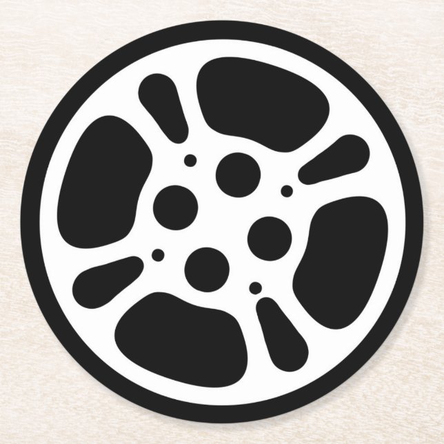 Filmrolle / Filmabend Untersetzer (Vorderseite)