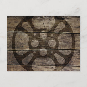 Filmrolle / Filmaufkleber-Postkarte Postkarte