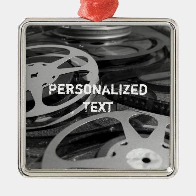 Filmrolle / Filmrolle Individuelle Name Ornament Aus Metall (Vorne)