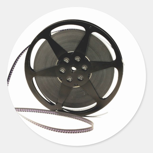 Filmrolle Runder Aufkleber (Vorderseite)