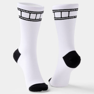 Filmrolle Schwarz/Weiß Socken