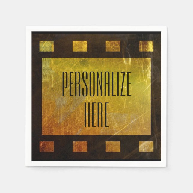 Filmrolle Vintag Serviette (Vorderseite)