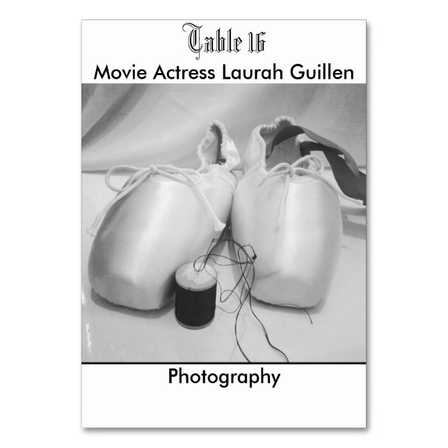 Filmschauspielerin Laura Guillen alias Ishah Tischnummer (Vorderseite)