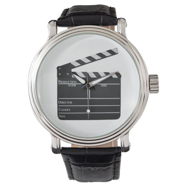 Filmschauspielfilm von Clapboard-Filmemacher Armbanduhr (Vorderseite)