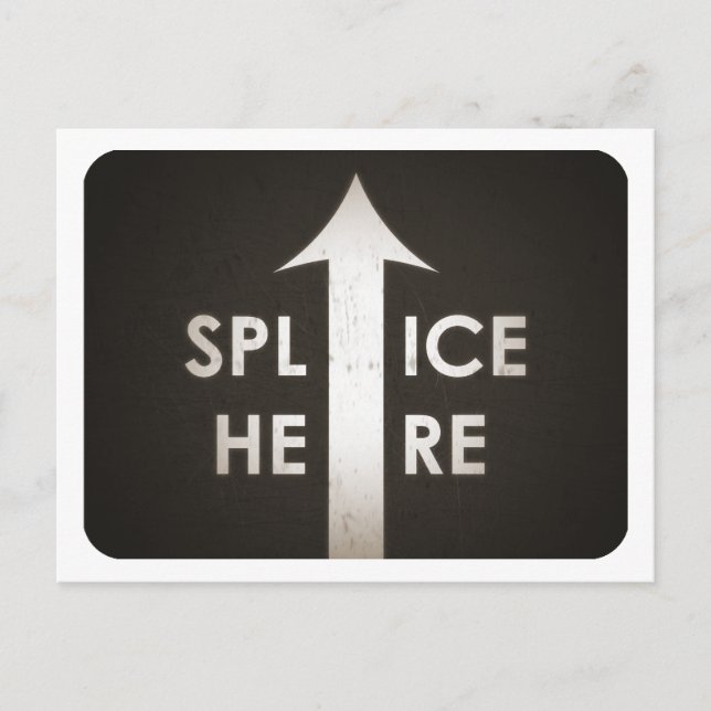 Filmspalte hier Postkarte (Vorderseite)