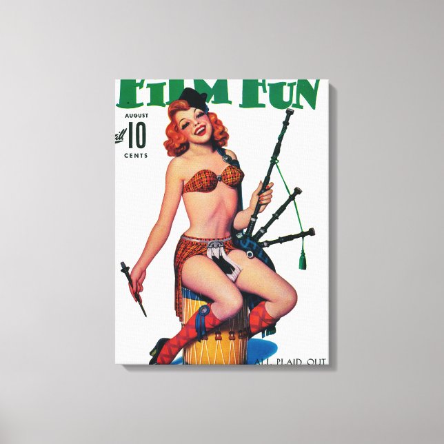 Filmspass Zeitschrift Titelblatt 7 Leinwanddruck (Vorderseite)