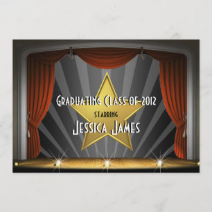 Filmstar - Einladung des Abschlusses