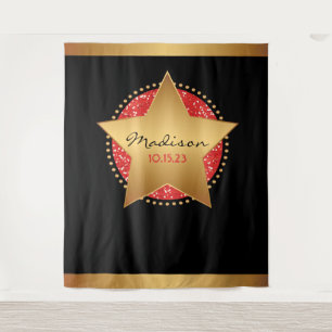 FILMSTAR HOLLYWOOD BROADWAY Foto-Op Hintergrund Wandteppich
